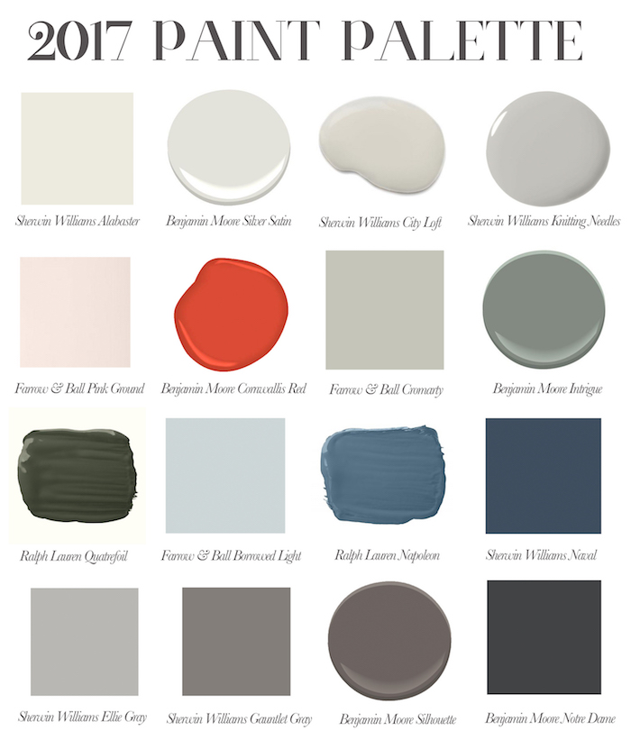 Elements of Style - My Favorite Paint Colors for 2017